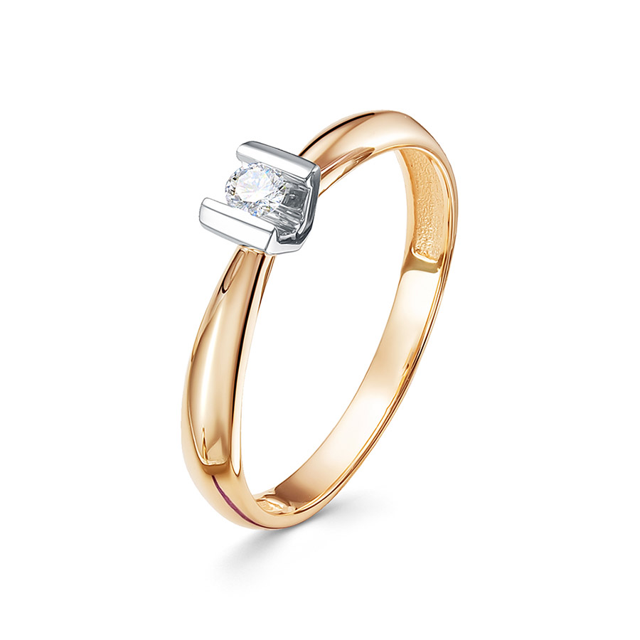 Кольцо, золото, бриллиант, 3794-110